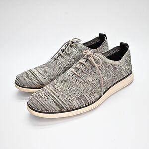 COLE HAAN Sneakers Mens Size 13 Gray Grand OS Stitchlite Wingtip Oxford Lace‎ Up